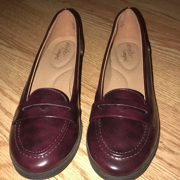 dexflex comfort Shoes - Dark burgundy loafers